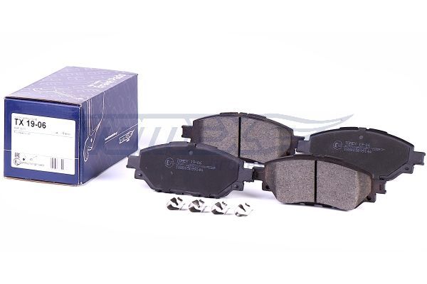 Levně Sada brzdových destiček, kotoučová brzda TOMEX Brakes 19-06