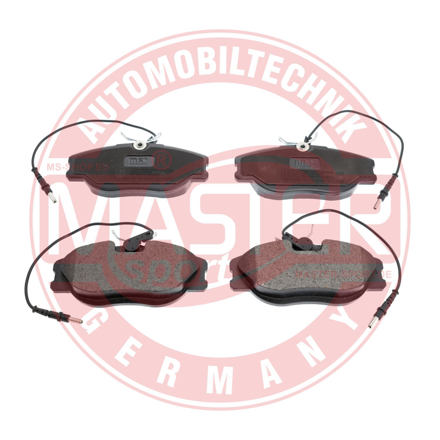 Zestaw klocków hamulcowych, hamulce tarczowe MASTER-SPORT GERMANY 13046029782N-SET-MS