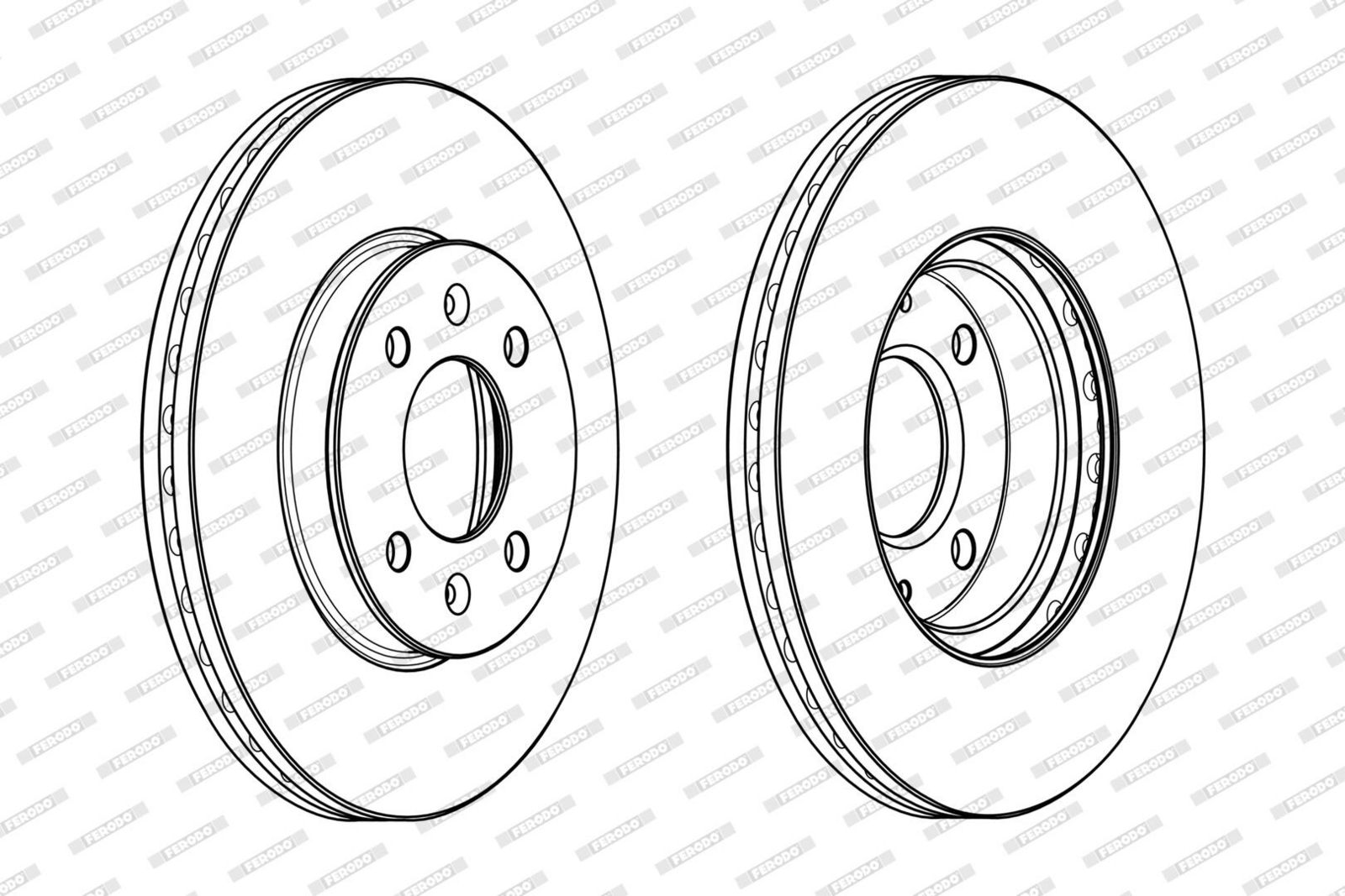 Disc frana FERODO DDF2089C