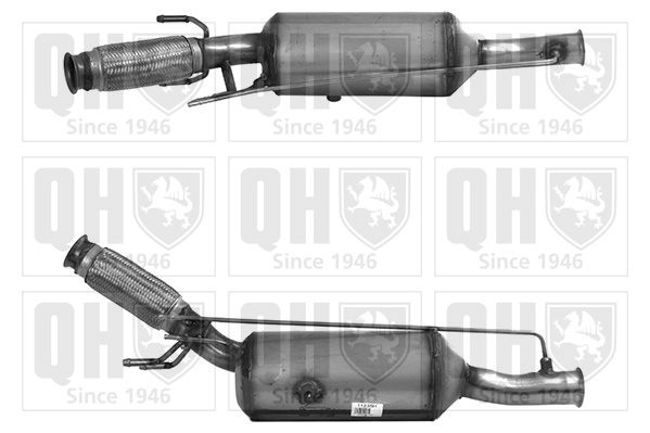 Filtr sadzy / filtr cząstek stałych, układ wydechowy QUINTON HAZELL QDPF11235H