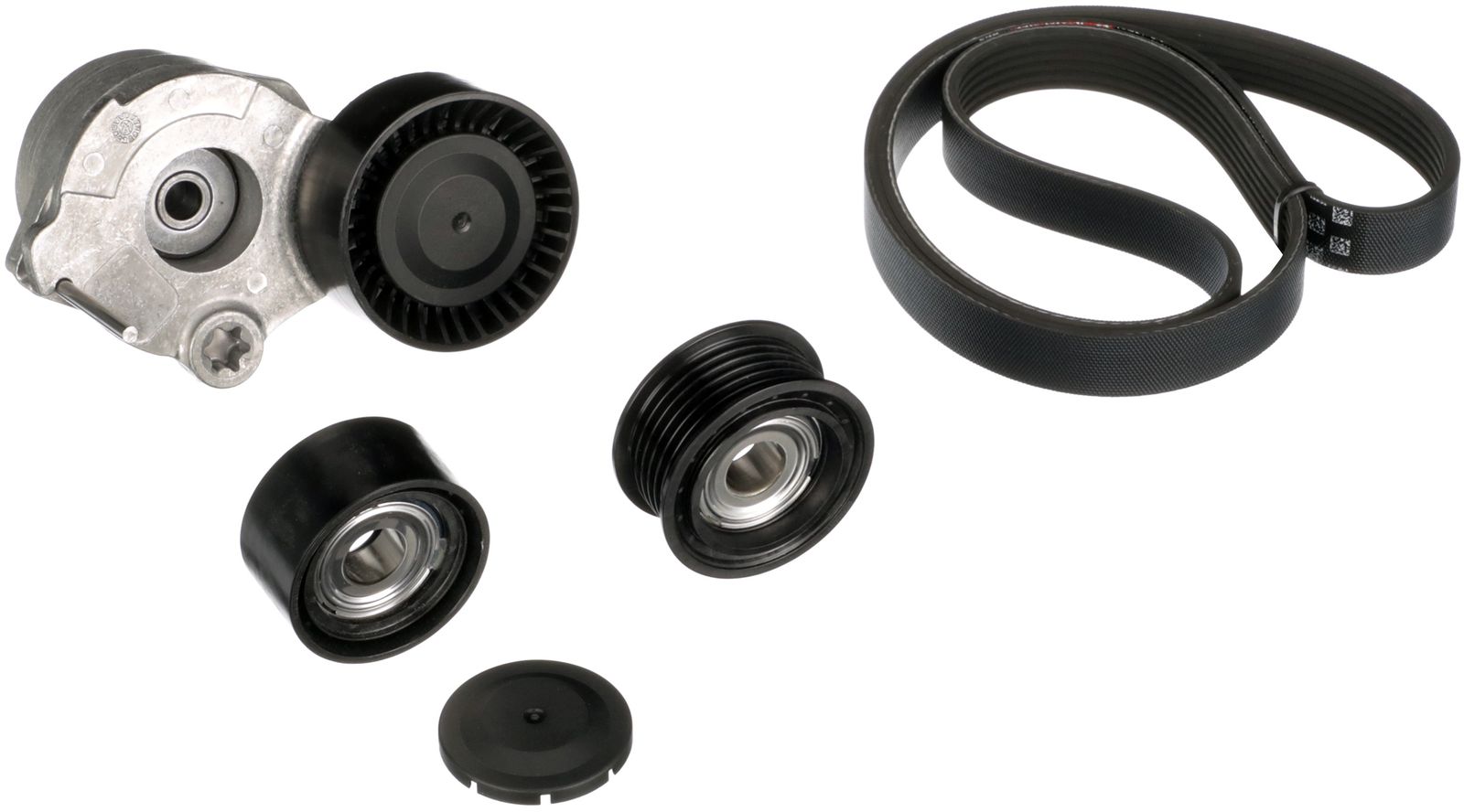 Set curea transmisie cu caneluri GATES Micro-V® K136PK2460