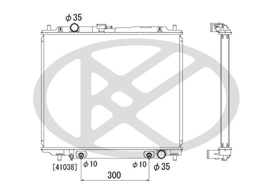 Radiator, racire motor KOYORAD PL031303