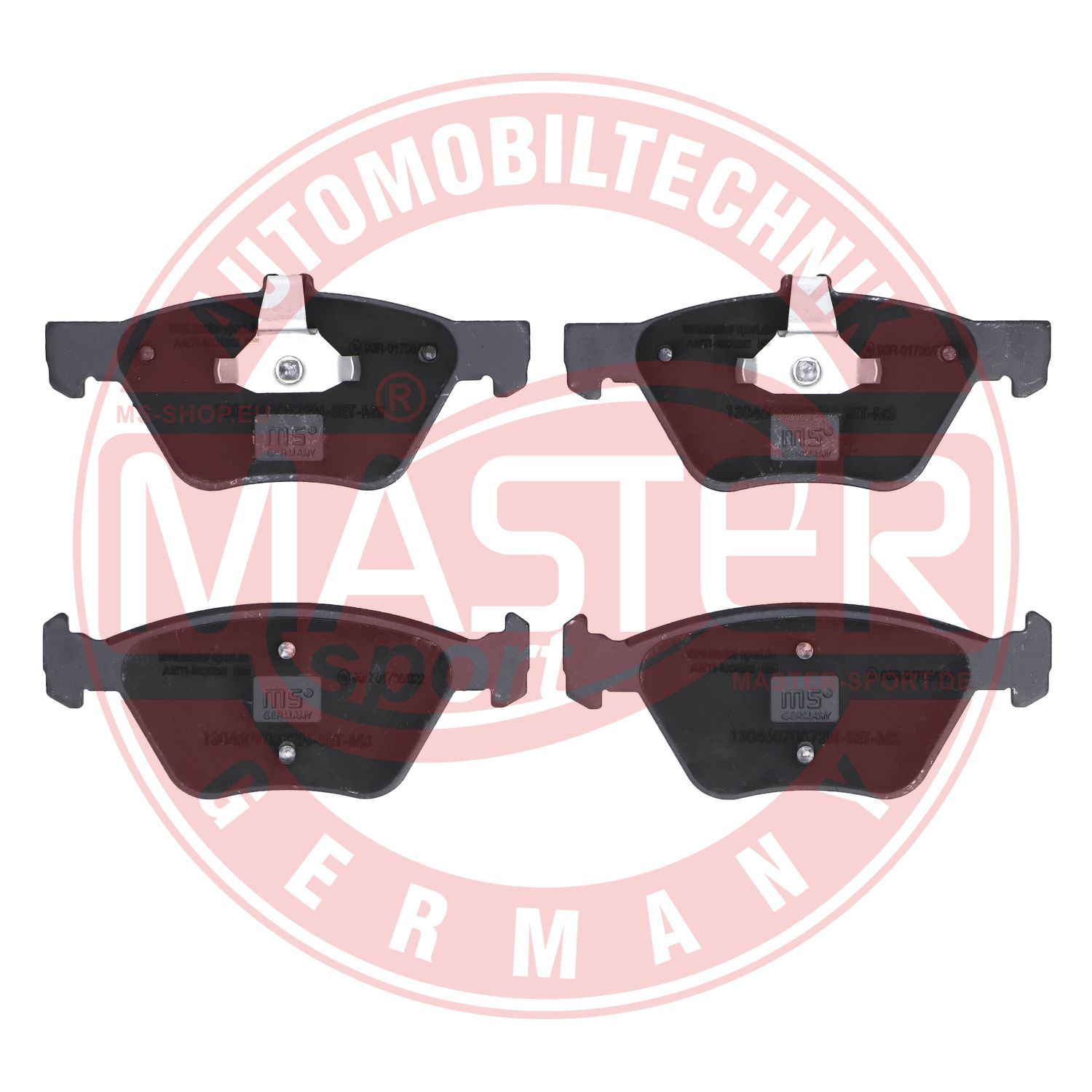 Zestaw klocków hamulcowych, hamulce tarczowe MASTER-SPORT GERMANY 13046070872N-SET-MS