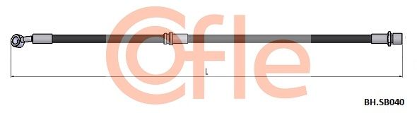 Przewód hamulcowy elastyczny COFLE 92.BH.SB040