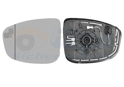 Sticla oglinda, oglinda retrovizoare exterioara VAN WEZEL 2780835