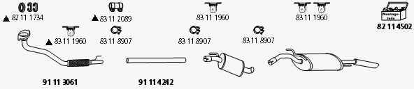 Układ wydechowy HJS VW_980