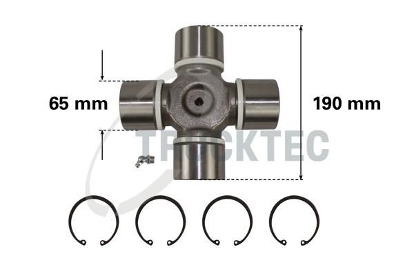 Articulație, arbore articulat TRUCKTEC AUTOMOTIVE 04.40.009