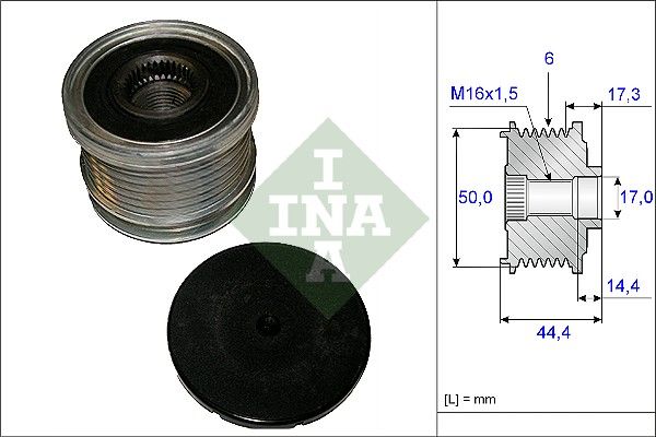 Alternator - sprzęgło jednokierunkowe SCHAEFFLER INA 535014810