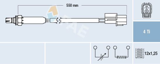 Sonda lambda FAE 77350