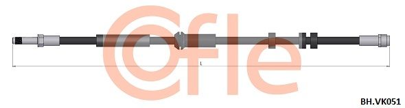 Przewód hamulcowy elastyczny COFLE 92.BH.VK051