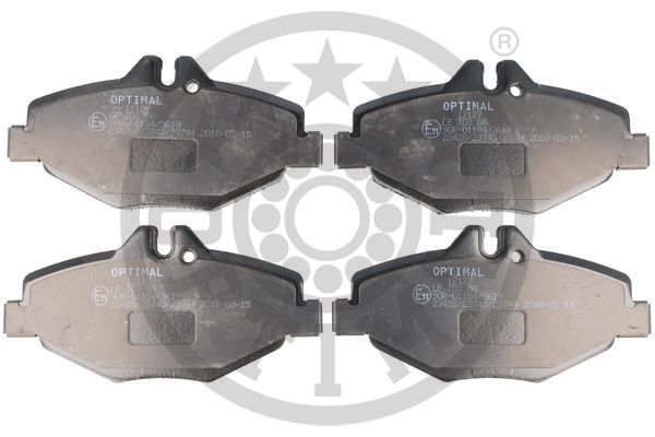 Zestaw klocków hamulcowych, hamulce tarczowe OPTIMAL BP-12127