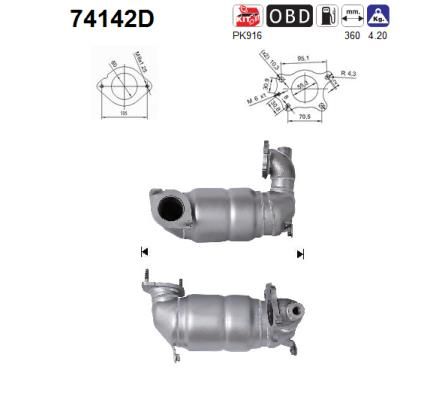 Katalizator AS 74142D