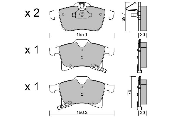 PLAQUETTES DE FREINS