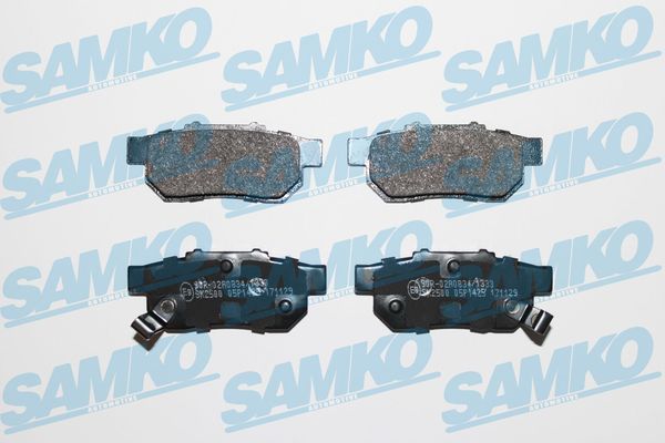 Levně Sada brzdových destiček, kotoučová brzda SAMKO 5SP1425
