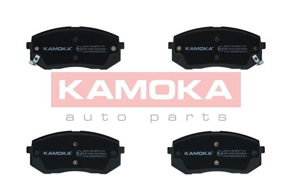 Sada brzdových platničiek kotúčovej brzdy KAMOKA JQ101149