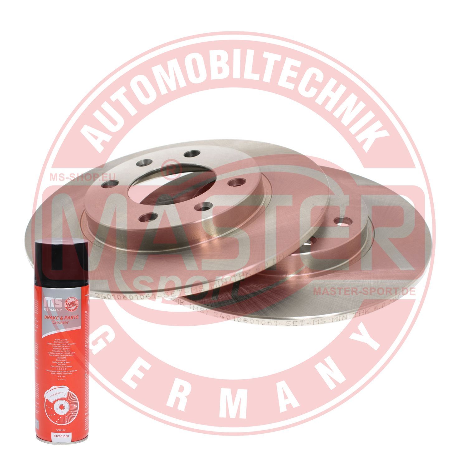 Tarcza hamulcowa MASTER-SPORT GERMANY 24010801061-SET-MSP