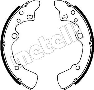 Zestaw szczęk hamulcowych METELLI 53-0205