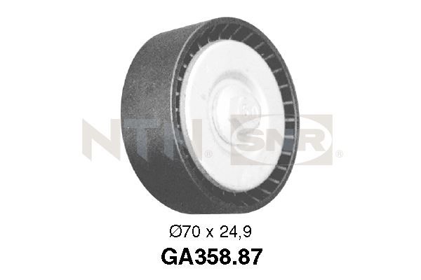 rolka kierunkowa / prowadząca, pasek klinowy zębaty SNR GA358.87