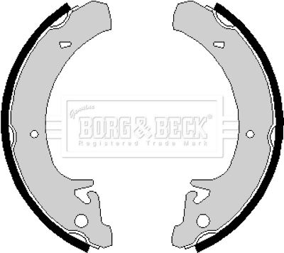 Zestaw szczęk hamulcowych BORG & BECK BBS6133