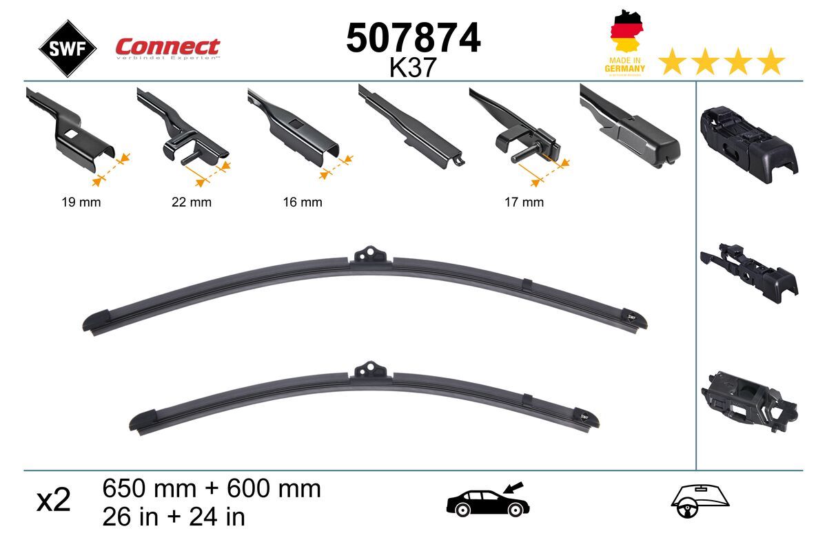 Pióro wycieraczki SWF 507874