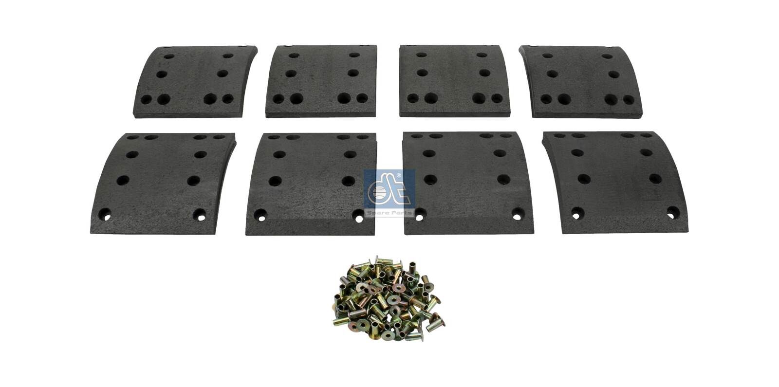 Set garnituri de frictiune, frana tambur DT Spare Parts 4.91135