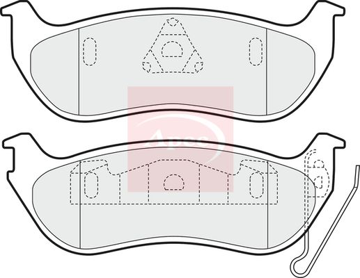 Apec - Rear Brake Pad Set