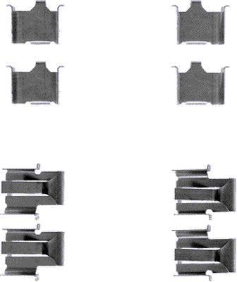 Zestaw akcesoriów, klocki hamulcowe MINTEX MBA1078