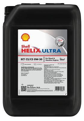 E-shop SHELL Motorový olej Helix Ultra ECT C2/C3 0W-30, 550045937, 20L