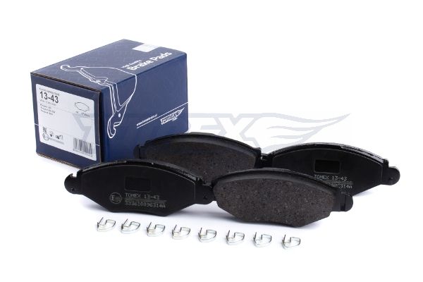 Levně Sada brzdových destiček, kotoučová brzda TOMEX Brakes 13-43