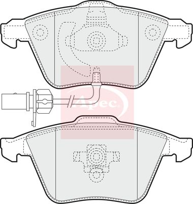 Apec - Front Brake Pad Set