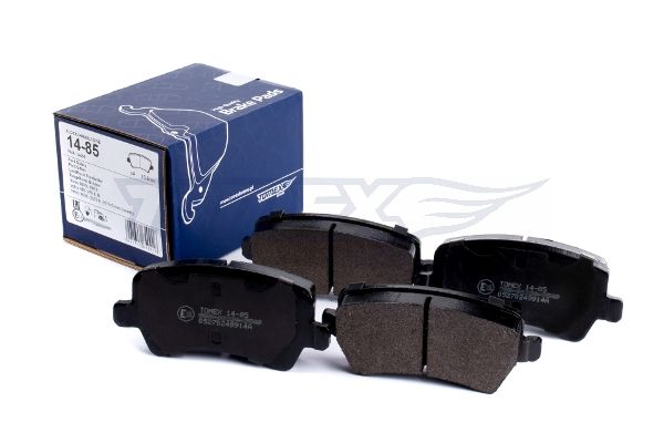 Levně Sada brzdových destiček, kotoučová brzda TOMEX Brakes 14-85