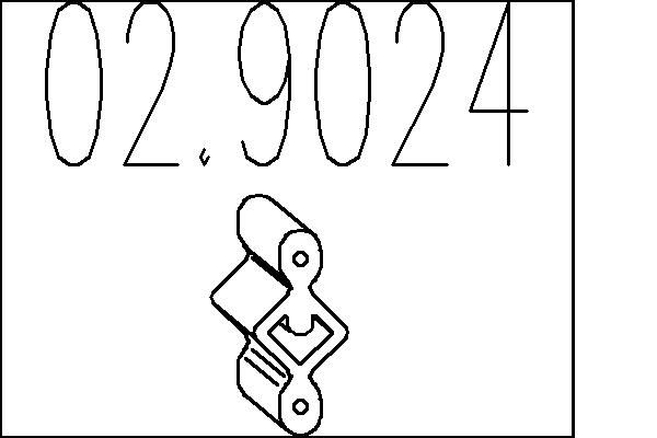 Dystans gumowy, tłumik MTS 02.9024