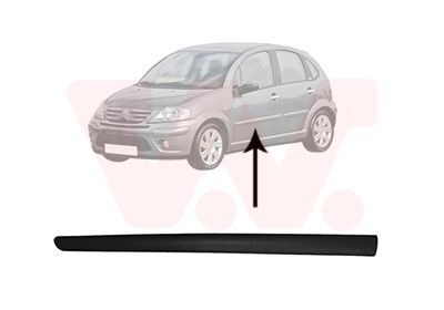 Listwa ozdobna / ochronna, drzwi VAN WEZEL 0925403