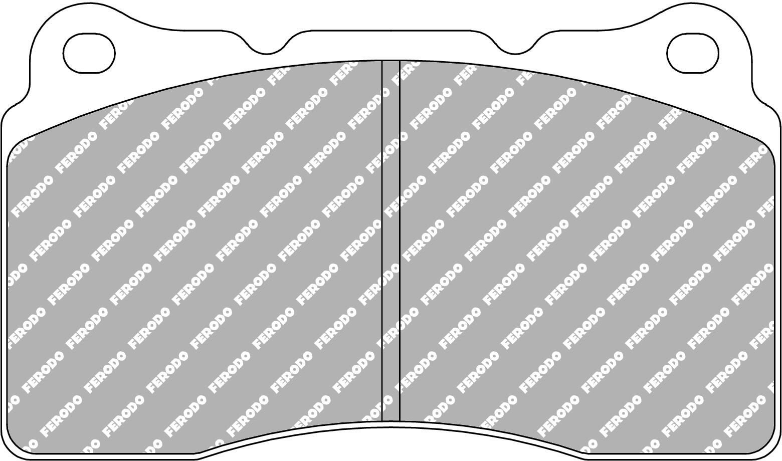 set placute frana,frana disc FERODO RACING DS2500 FCP1334H