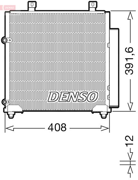 Condensator, climatizare DENSO DCN45012