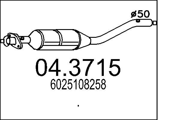 Katalizator MTS 04.3715