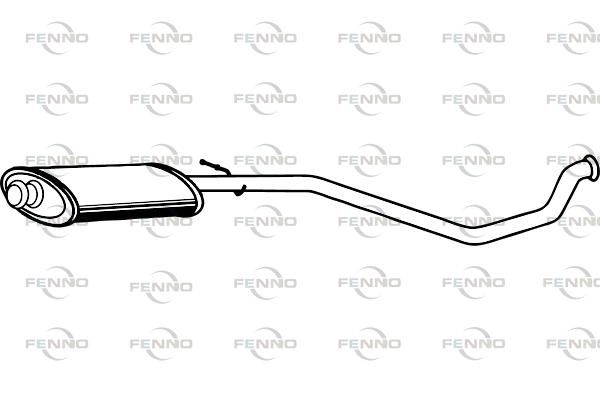 Tłumik środkowy FENNO P4879