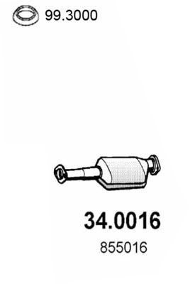 Katalizator ASSO 34.0016