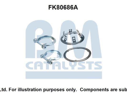 Zestaw montażowy, katalizator BM CATALYSTS FK80686