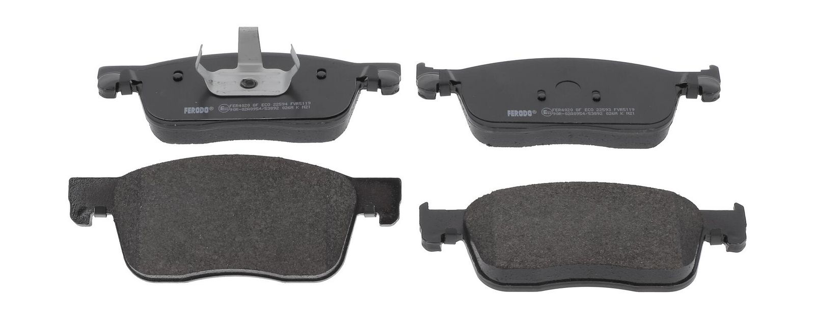 set placute frana,frana disc FERODO FVR5119