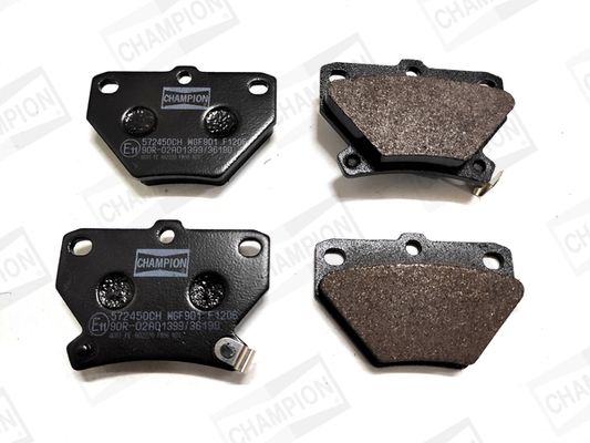 Zestaw klocków hamulcowych, hamulce tarczowe CHAMPION 572450CH