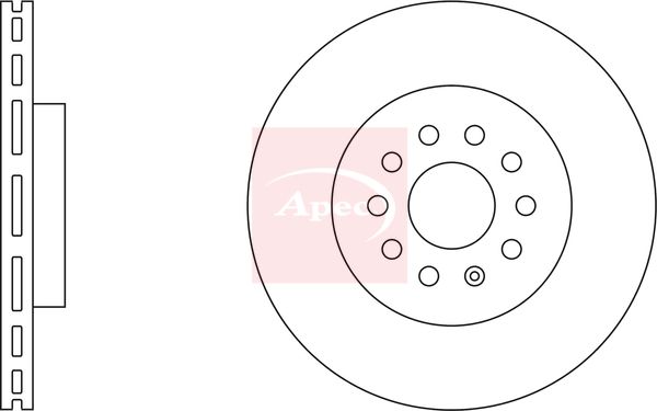 Apec - Front Brake Disc