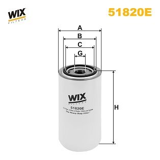 Olejový filtr WIX FILTERS 51820E