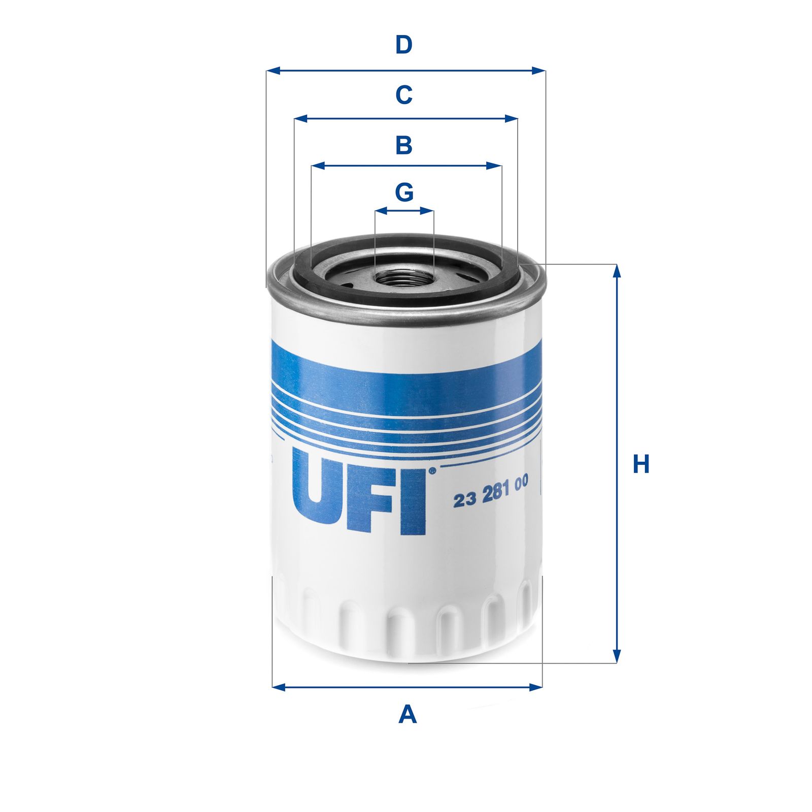 Filtr oleju UFI 23.281.00