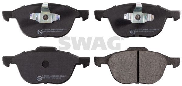 Levně Sada brzdových destiček, kotoučová brzda SWAG 50 91 6479