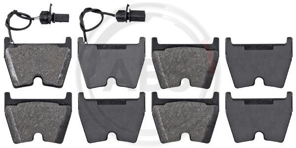 Zestaw klocków hamulcowych, hamulce tarczowe A.B.S. 37367