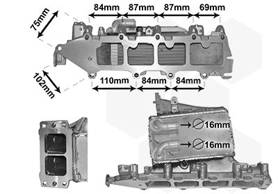 Chladič turba VAN WEZEL 58004361