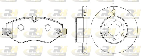 Zestaw do hamulców, hamulce tarczowe ROADHOUSE 81245.02