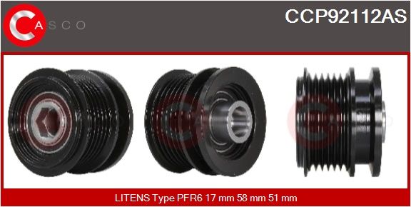 Levně Řemenice, generátor CASCO CCP92112AS