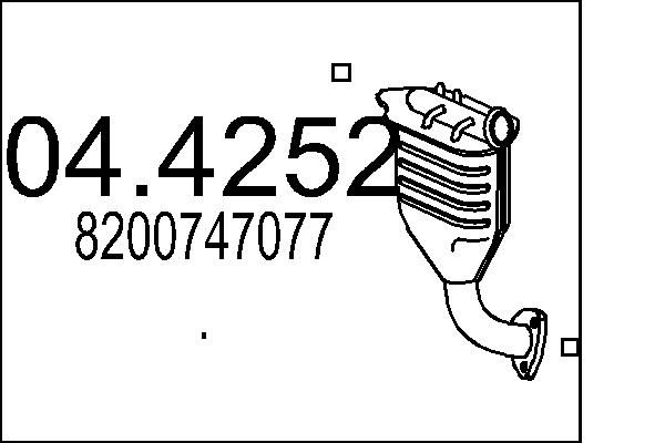 Katalizator MTS 04.4252